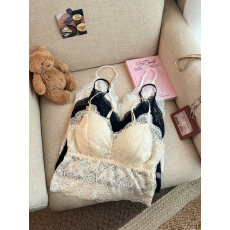 批发实拍法式蕾丝吊带背心内搭打底衫性感<b class='q'>内衣</b>漏肩叠穿上衣