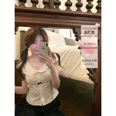 批发COOLLINE林子熙 钟爱<b class='q'>娃娃领</b> 26miu蓝色短袖<b class='q'>衬衫</b>/两色半身裙套装