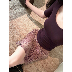 批发Laareetoo 天丝羊毛大U领<b class='q'>中袖</b>T恤女夏季百搭高弹针织上衣修身显瘦