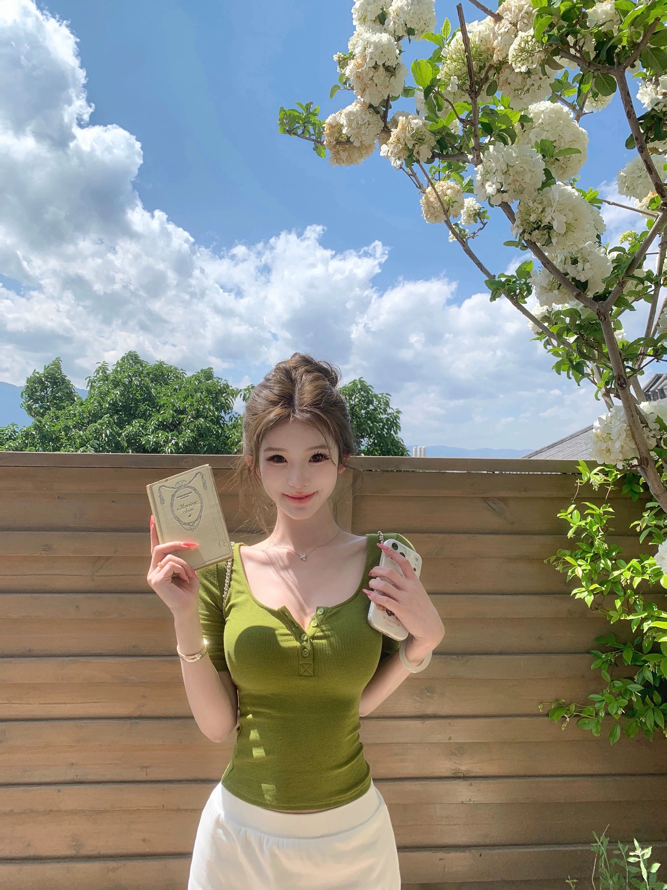 04 28 jmshop 타운 가게 일 부드러운 욕망 끓인 물 프로 피부 주간 실크 양모 반팔 티셔츠
