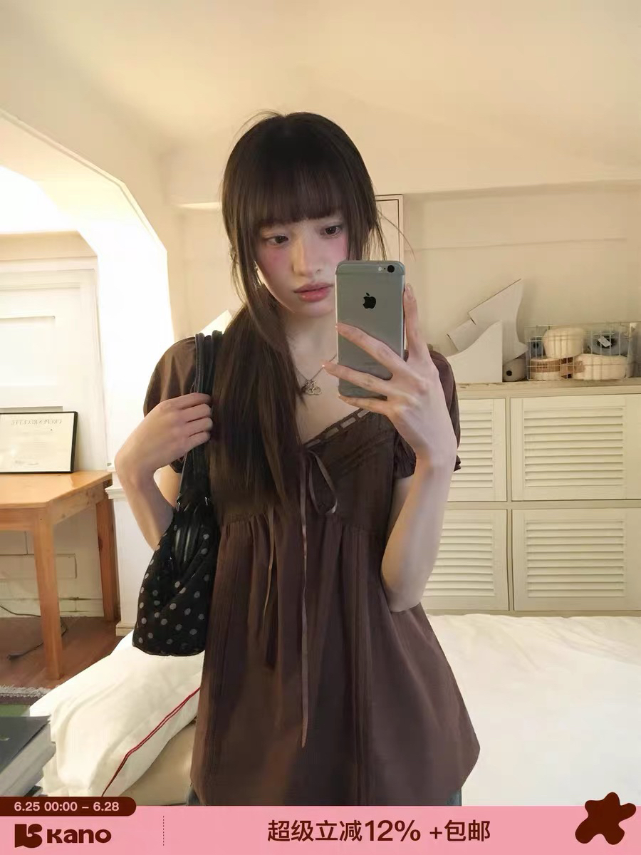sunoneone 한 부서 핫걸 캐주얼 세트 여성 여름 레이스 슬립 단추 몸매 가꾸기 u 칼라 투피스 조끼