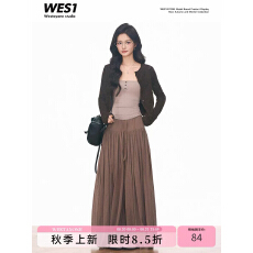 批发8.3新品WESTAYONE 镂空<b class='q'>长</b>袖针织开衫薄外套女+针织吊带+<b class='q'>裙裤</b>