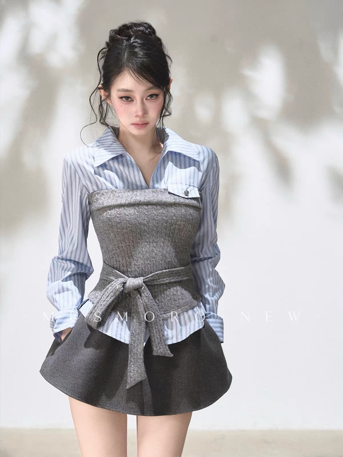 BY36481# 立体肌理感假...