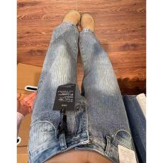 批发ins潮通勤个性爆款带钻镶钻<b class='q'>牛仔裤</b>女春秋款<b class='q'>显瘦</b>时尚拖地<b class='q'>牛仔裤</b>潮