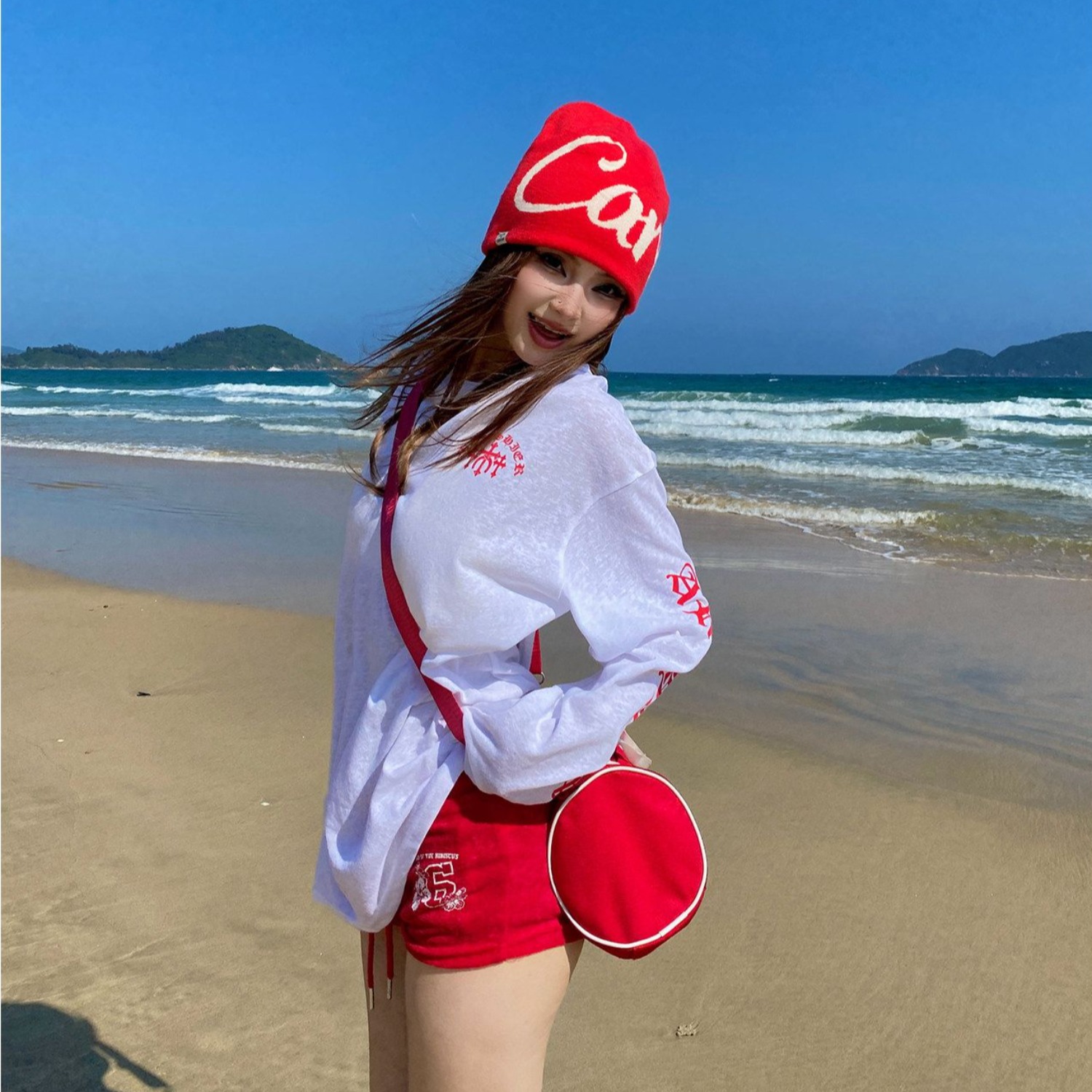 눈꽃 면 자외선 차단 의류 얇은 스타일 긴팔 블라우스 마이크로 ~을 통해 알파벳 긴팔 자외선 차단 블라우스 여름