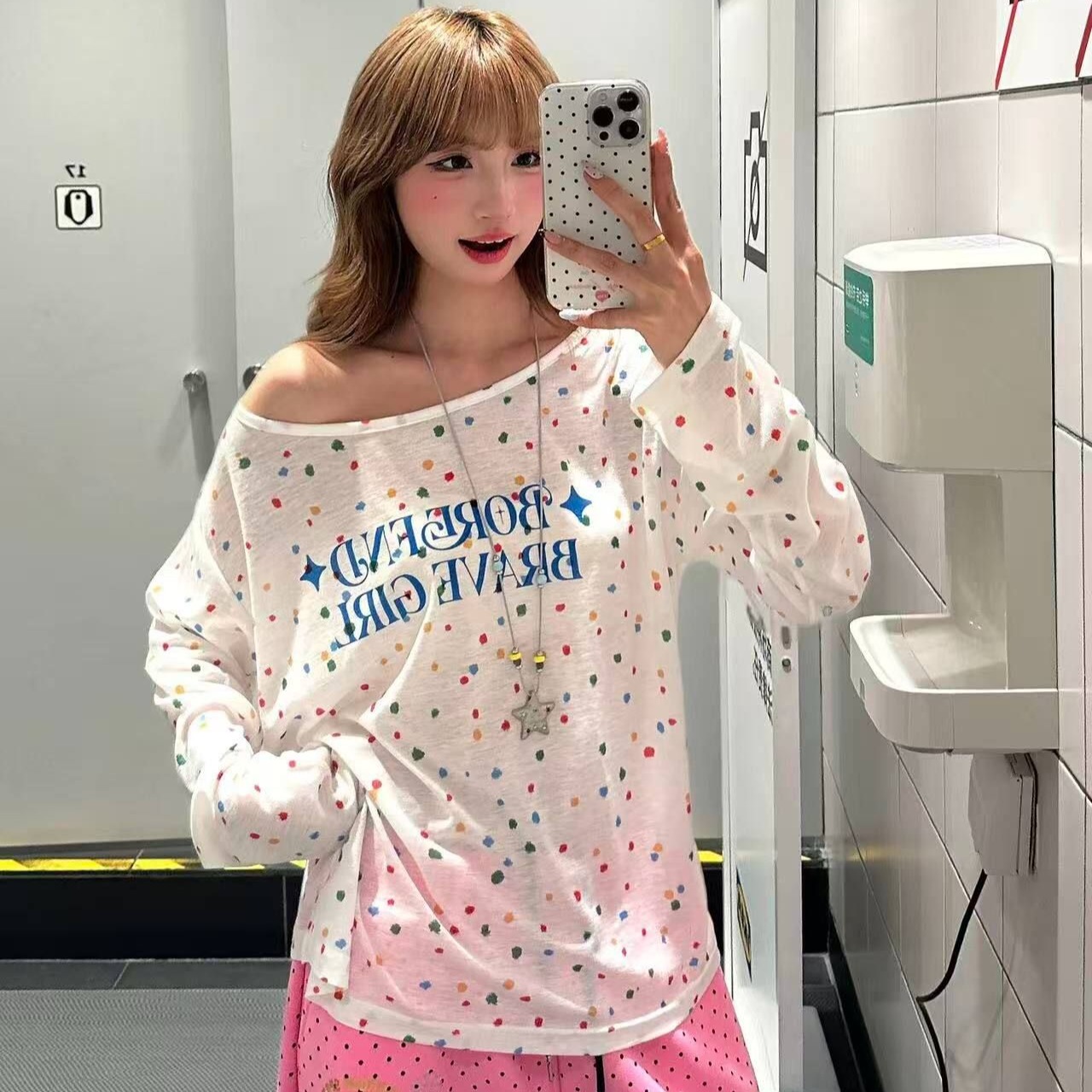 모방 눈꽃 면 165 그램 자외선 차단 의류 얇은 스타일 긴팔 블라우스 긴팔 티셔츠 블라우스 얇은 스타일 맨위