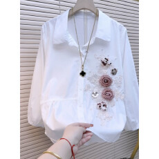 批发女装2026春夏新款衬衫上衣女显瘦宽松超好看独特漂亮