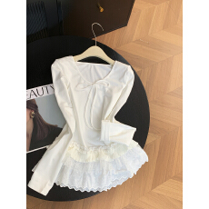 批发实拍 控价20 V领蕾丝绑带内搭打底衫女新款修身巨好看<b class='q'>长袖</b><b class='q'>t</b><b class='q'>恤</b>上衣