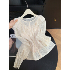 批发实拍 控价20 法式荷叶边蕾丝衬衫吊带两件套女新款设计感上衣