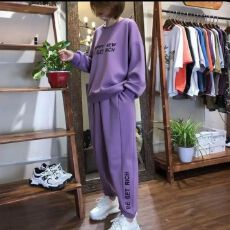 批发新款小妈风<b class='q'>运动服</b>套装女春秋款2026宽松洋气卫衣<b class='q'>休闲</b>跑步两件套