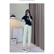 批发春季新款黑色九分直筒大码女裤胖mm梨型身材显瘦<b class='q'>弹力</b>阔腿<b class='q'>牛仔裤</b>子