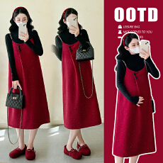 批发现  2025实拍时尚舒适宽松显瘦气质<b class='q'>百搭</b>2件套孕妇套装