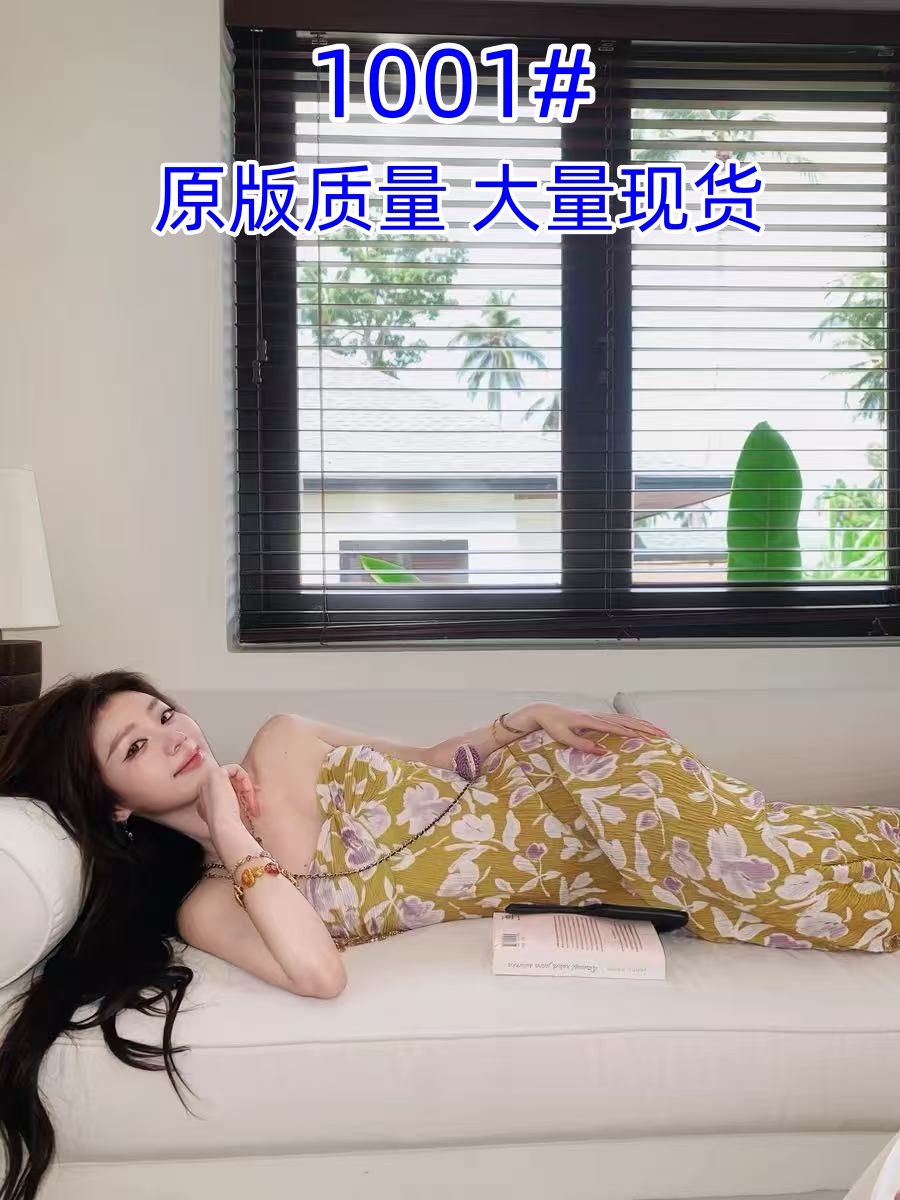 sya 크 사이 작은 웨스트 질감 센스 허리 수축 튜브탑 치마 롱 코트 여성 드레스 여름 프린트 휴가 바람 비틀림 치마