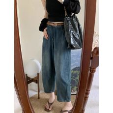 批发微垮哈伦<b class='q'>牛仔裤</b>女<b class='q'>欧洲站</b>装2026新款欧货女装时尚洋气阔腿裤子潮