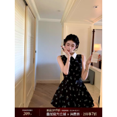 批发Barb Chill2/4新品2件叠加立减 · 7折无袖<b class='q'>公主</b>裙碎花<b class='q'>连衣裙</b>