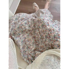 批发碎花<b class='q'>半身裙</b>女春夏韩系高腰显瘦小个子中长款大摆a<b class='q'>字</b>蓬蓬长<b class='q'>裙</b><b class='q'>伞</b><b class='q'>裙</b>