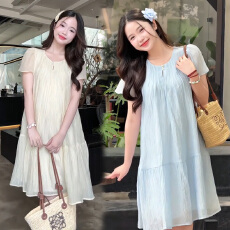 宽松孕妇连衣裙时尚孕妇装长款孕妇裙
