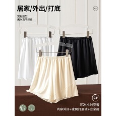 批发<b class='q'>大码</b>夏冰丝缎感宽松家居裤三分短裤五分防卷边安全裤<b class='q'>打底裤</b>200斤