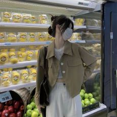 批发复古短款<b class='q'>长袖</b>小西服外套女春秋新款薄款polo领小个子西装ins