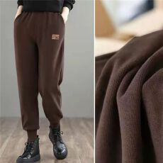 批发加绒/不加绒】裤子女秋冬季新款加绒加厚<b class='q'>运动裤</b>韩版休闲<b class='q'>哈伦</b>卫裤