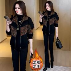 批发加绒秋冬季外套女2025新款百搭夹克杉女士休闲韩版时尚短款上衣女