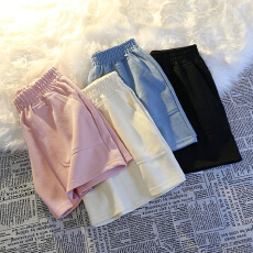 批发珠地布 好质量 日系夏季休闲<b class='q'>运动</b><b class='q'>短裤</b><b class='q'>女</b>宽松舒适百搭