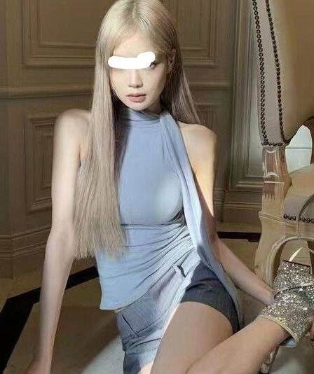 순수한 욕망 바람 민소매 터틀넥 행침 목 조끼 여성 여름 리본 외출용 부드러운 품격 몸매 가꾸기 인사이드 가져 가라. 파란색 맨위