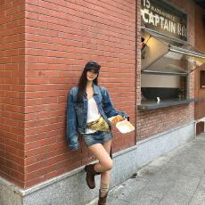 批发红人馆牛仔<b class='q'>半身裙</b>女2026新款秋季a字裙子包臀裙裤蓝色小个子短裙