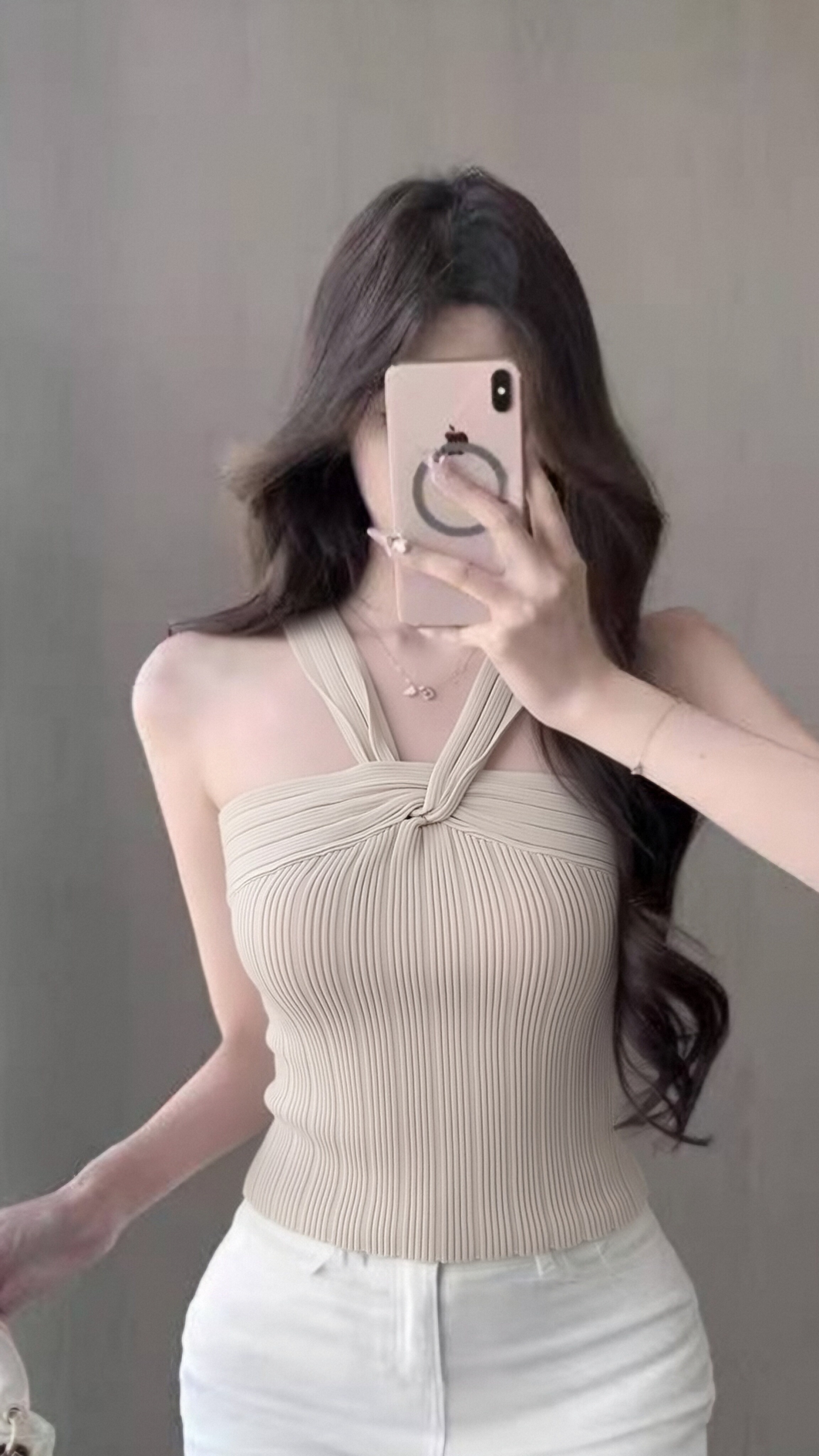 새로운 섹시함 쇼트 스타일 행침 목 니트 스웨터 여성 순수한 욕망 오프숄더 몸매 가꾸기 만나는 맨위