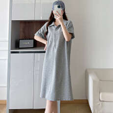 批发2026年夏装新款简约大码休闲<b class='q'>连衣裙</b>