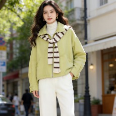 批发商城货三标齐全+数据爆款+千件备货 2026春<b class='q'>夏</b>季撞色披肩短外套女