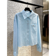 已量产+有货 2026春季重工刺绣撞色口袋衬衫长袖上衣衬衣薄款外套