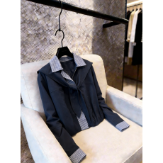 批发已量产+有货 2026春秋季<b class='q'>韩版</b>百搭拼接工装短外套上衣女<b class='q'>休闲</b>短外套