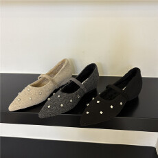 批发水钻尖头内增高保暖