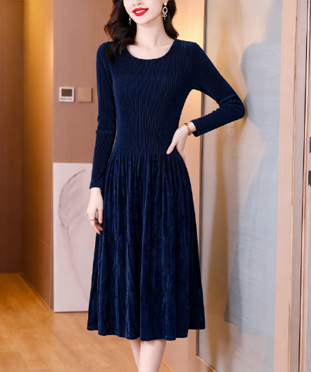 세 하우스 평생 주름 치마 표지 배 표지 허벅지 어머니 드레스 품격 드레스