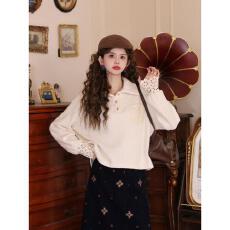 出货中 孤舟钓雪 复古港风秋冬厚款休闲百搭衬衫上衣 官图