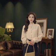 批发已出货 彩虹糖果 复古港风秋冬厚款休闲<b class='q'>百搭</b><b class='q'>衬衫</b>上衣 官图