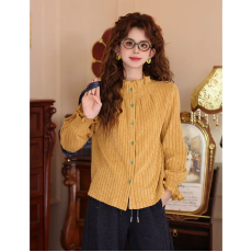 批发出货中 玻璃海 蓝色<b class='q'>衬衫</b>女款2025新款秋冬拼接百搭显瘦<b class='q'>长袖</b>上衣