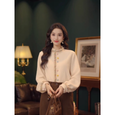 批发出货中 多彩艺术 独特巨好看彩色毛须边<b class='q'>衬衫</b>女冬<b class='q'>新款</b>小众叠穿上衣