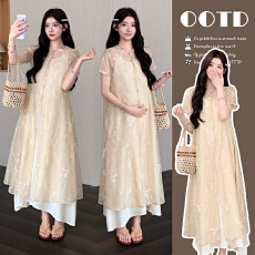 批发实拍现2026夏季高级感中国风叠穿连衣裙套装