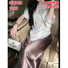 批发Ms·Yao【素缦】一字领不规则可收腰连袖<b class='q'>蝙蝠</b>袖上衣女 629
