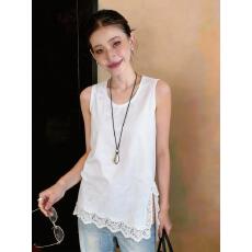 批发洋气U领蕾丝外穿吊带背心2026夏季新款<b class='q'>中长款</b>叠穿<b class='q'>打底衫</b>