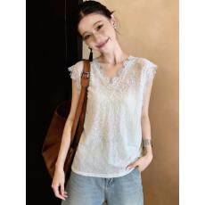 批发大码蕾丝内搭叠穿吊带<b class='q'>背心女</b>2026新款胖mm宽松显瘦飞飞袖上衣