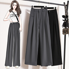 批发<b class='q'>西装裤</b><b class='q'>女</b>春夏新款窄版高腰显瘦阔腿裤时尚<b class='q'>百搭</b>休闲直筒拖地长裤