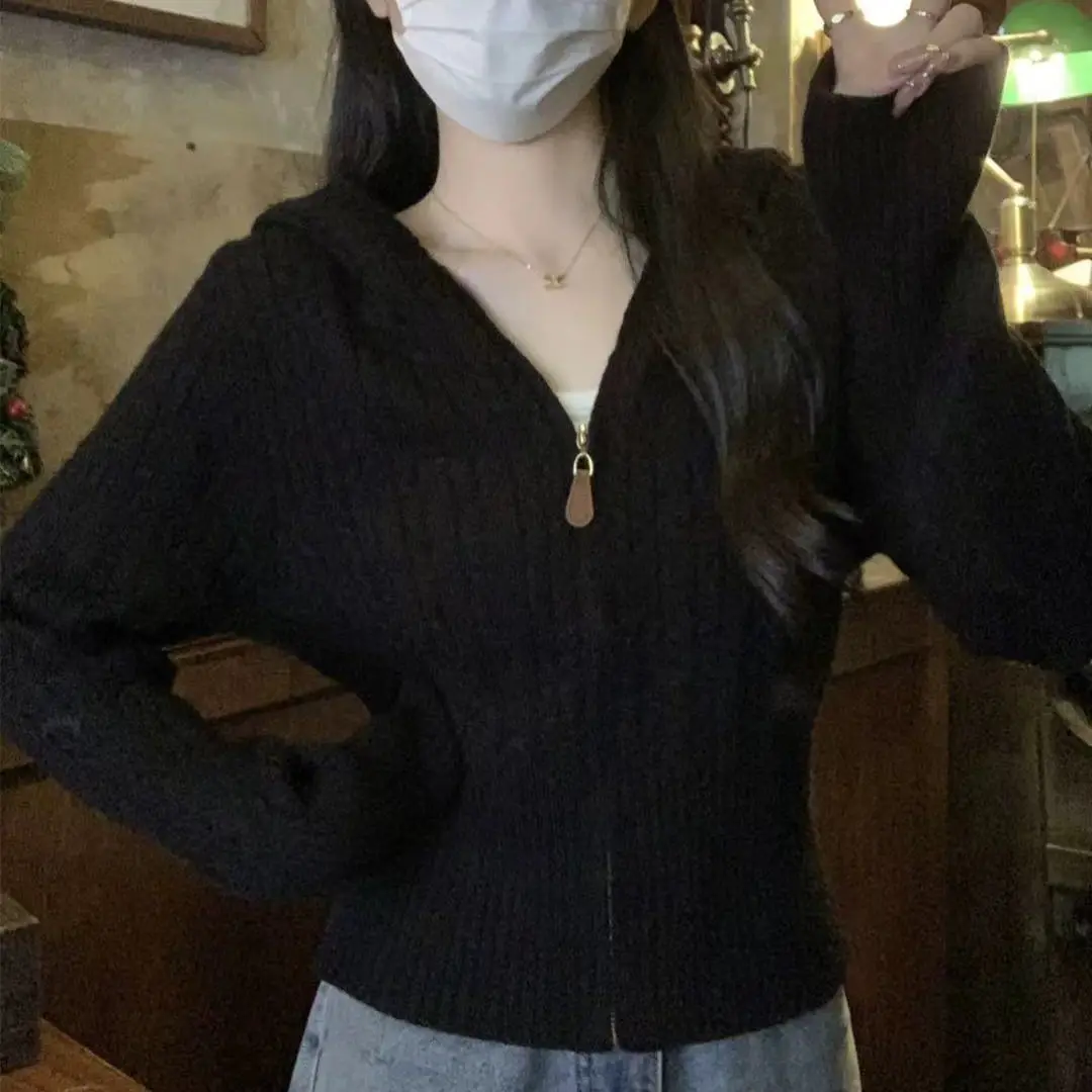 한국인기 꽈배기 후드 니트 가디건 상세 이미지 20