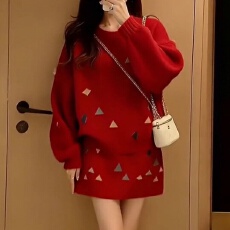 批发温柔风针织短裙套装女<b class='q'>春</b>秋冬甜美穿搭一整套毛衣半身裙两件套显瘦