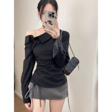 批发【随心裁】慵懒开衫<b class='q'>外套</b>女秋季套装<b class='q'>修身</b>条纹吊带背心上衣两件套