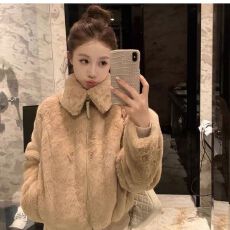 批发秋冬立领宽松保暖加厚短款ins外套2025新款小个子高级感韩系上衣