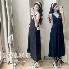 批发实拍 2026新款大码孕妇百搭针织弹力上衣+双带背心<b class='q'>连衣裙</b> 两件套