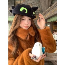 批发im向 An*na千金感’1kg克重中古环保毛毛正肩外套